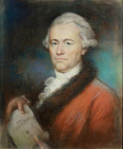 A painting in colour of William Herschel